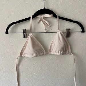 SOLD white bikini top